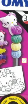 T8872D - Decorazione gomitolo HELLO KITTY per matita con colorazione