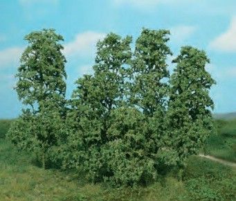 HEK1642 - Lotto di 12 alberi naturali "Verde scuro"