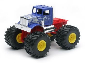 NEW19936A - Monster truck camion blu con fiamme