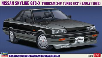 HAW20428 - NISSAN Skyline GTS-X Twin Cam 24V turbo R31 nero da assemblare e verniciare