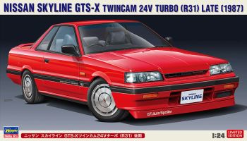 HAW20448 - NISSAN Skyline GTS-X Twincam 24v Turbo 1987 rosso da assemblare e verniciare