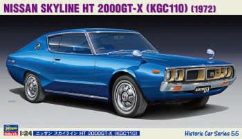 HAW21155 - NISSAN Skyline HT 2000GT-X 1972 blu da assemblare e verniciare