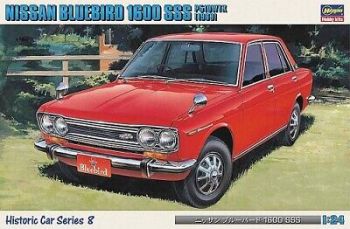HAW21208 - NISSAN Bluebird 1600SSS 1969 Rosso da assemblare e verniciare