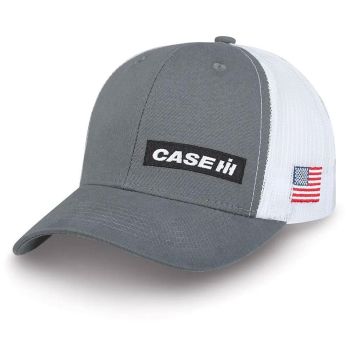 220076 - Cappello CASE IH grigio con retro a rete bianco