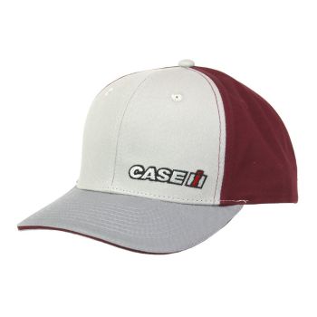 CASCNH22145 - Cappello CASE IH grigio e bordeaux