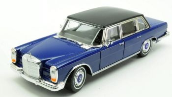WEL24121W-BLEU - MERCEDES-BENZ 600 1963 Blu