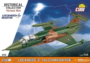 COB2426 - Aereo militare LOCKHEED F-104 Starfighter - 438 pezzi