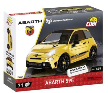 COB24601 - FIAT Abarth 595 Competizione giallo - 71 pezzi
