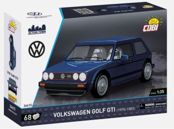 COB24615 - VOLKSWAGEN Golf GTI blu 1976-1983 - 68 pezzi