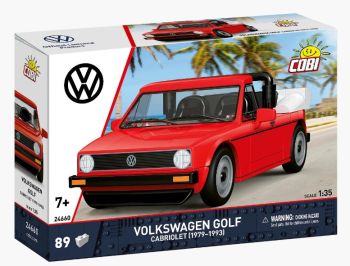 COB24660 - VOLKSWAGEN Golf cabriolet 1979-1993 rossa - 89 pezzi