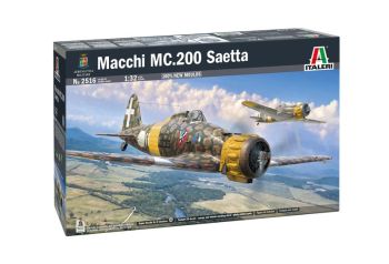 ITA2516 - Kit aereo militare MACCHI MC.200 Saetta (assemblaggio e verniciatura richiesti)