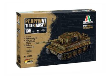 ITA25755 - Carro armato Pz. kpfw. VI Tigre I Ausf. E da assemblare e verniciare