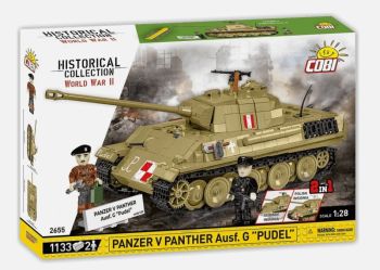 COB2655 - Carro armato PANZER V Panther Ausf.G - Pudel 2 in 1 - 1133 pezzi