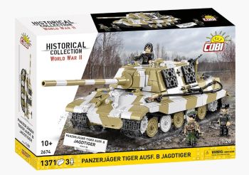 COB2674 - Cacciacarri PANZERJAGER Tiger Ausf.B Jagdtiger - 1371 pezzi