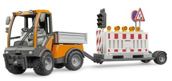 BRU2693 - Veicolo per servizio municipale VarioCar con pianale e segnaletica da cantiere