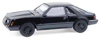 GREEN28170-F - FORD Mustang del 1979 nera della serie BLACK BANDIT in blister