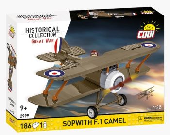 COB2999 - Aereo militare SOPWITH F.1 Camel - 186 pezzi