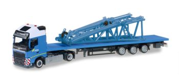 HER305426 - VOLVO FH 4x2 con piattaforma ed elemento per gru LIEBHERR LR 1600/2 FELBERMAYR