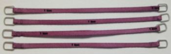 YCC331-3 - Set di 4 cinghie di sollevamento 1 Ton 8cm Viola