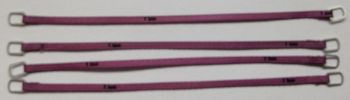 YCC331-4 - Set di 4 cinghie di sollevamento 1 Ton 10cm Viola