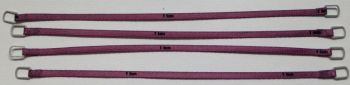 YCC331-5 - Set di 4 cinghie di sollevamento 1 Ton 12cm Viola