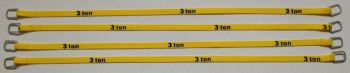 YCC333-4 - Set di 4 cinghie di sollevamento 3 tonnellate di 18 cm giallo