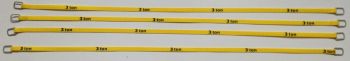YCC333-6 - Set di 4 cinghie di sollevamento 3 tonnellate di 26 cm giallo