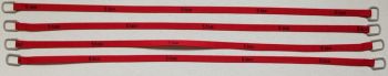 YCC335-5 - Set di 4 cinghie di sollevamento 5 tonnellate di 24 cm rosse