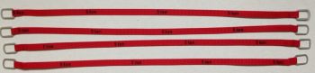 YCC335-6 - Set di 4 cinghie di sollevamento 5 tonnellate di 28 cm rosse