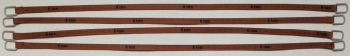 YCC336-4 - Set di 4 cinghie di sollevamento 6 Tonnellate da 20 cm Marrone scuro
