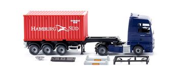 WIK052348 - MAN TGX Euro 6 4x2 con rimorchio a 3 assi e container HAMBURG SUD