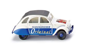 WIK080912 - CITROEN 2CV Bianco e blu FELDSCHLOSSCHEN