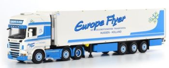 WSI02-1449 - SCANIA R Topline 3 assi con rimorchio frigorifero EUROPE FLYER