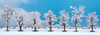 NOC25075 - 7 alberi invernali da 8 a 10 cm