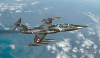 ITA2509 - TF-104G Aereo da combattimento Starfighter AMI da assemblare con verniciatura