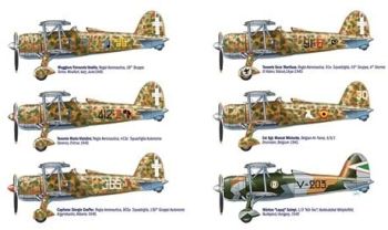 ITA2702 - CR.42 Falco Aces pialla da montare e verniciare
