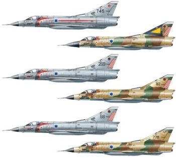 ITA2718 - Aereo da caccia Mirage III CJ Aces da assemblare e dipingere