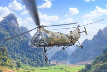 ITA2774 - Costruisci e dipingi l'elicottero Flying Banana Gunship H-21C