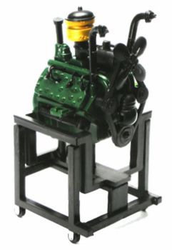 PHT28001M - Motore a testa piatta FORD V8 verde