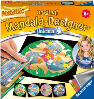 RAV297191 - Unicorno metallico di design mandala