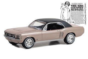 GREEN30426 - FORD Mustang coupé 1967 beige della serie GOODRO FORD in blister