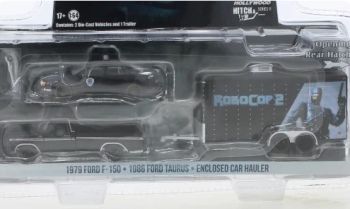 GREEN31150-A - FORD F-150 del 1979 e FORD Taurus del 1986 del Dipartimento di Polizia di Detroit ROBOCOP 2 in blister