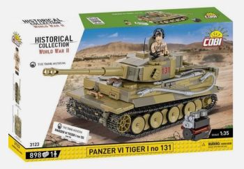 COB3123 - Carro armato PANZER VI Tiger I n. 131 - 898 parti