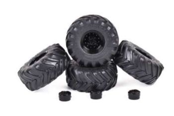 AT3200205 - 4 pneumatici MICHELIN Mega Xbib 750/560-R26 con cerchi neri