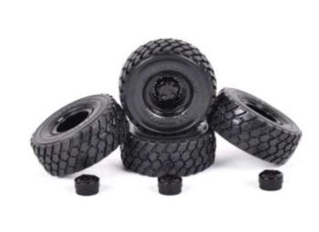 AT3200206 - 4 pneumatici MICHELIN XLD 650-560-R25 con cerchi neri