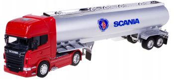 WEL32672ROUGE - SCANIA R730 V8 4x2 (Rosso) con autocisterna a 2 assi