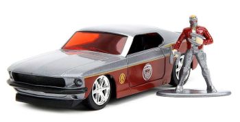 JAD33077 - FORD Mustang Fastback con statuetta di Star Lord 1969 I GUARDIANI DELLA GALASSIA