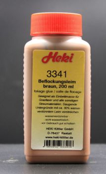 HEK3341 - Colla per floccaggio marrone - 200 ml