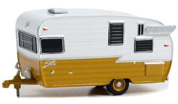 GREEN34140-F - Caravan SHASTA Airflyte caramello e bianco della serie HITCHED HOMES in blister
