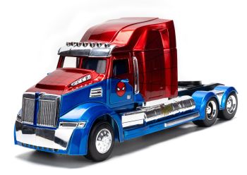 JAD35408 - 1995 WESTERN STAR 5700 XE Blu e Rosso MARVEL Spider-man